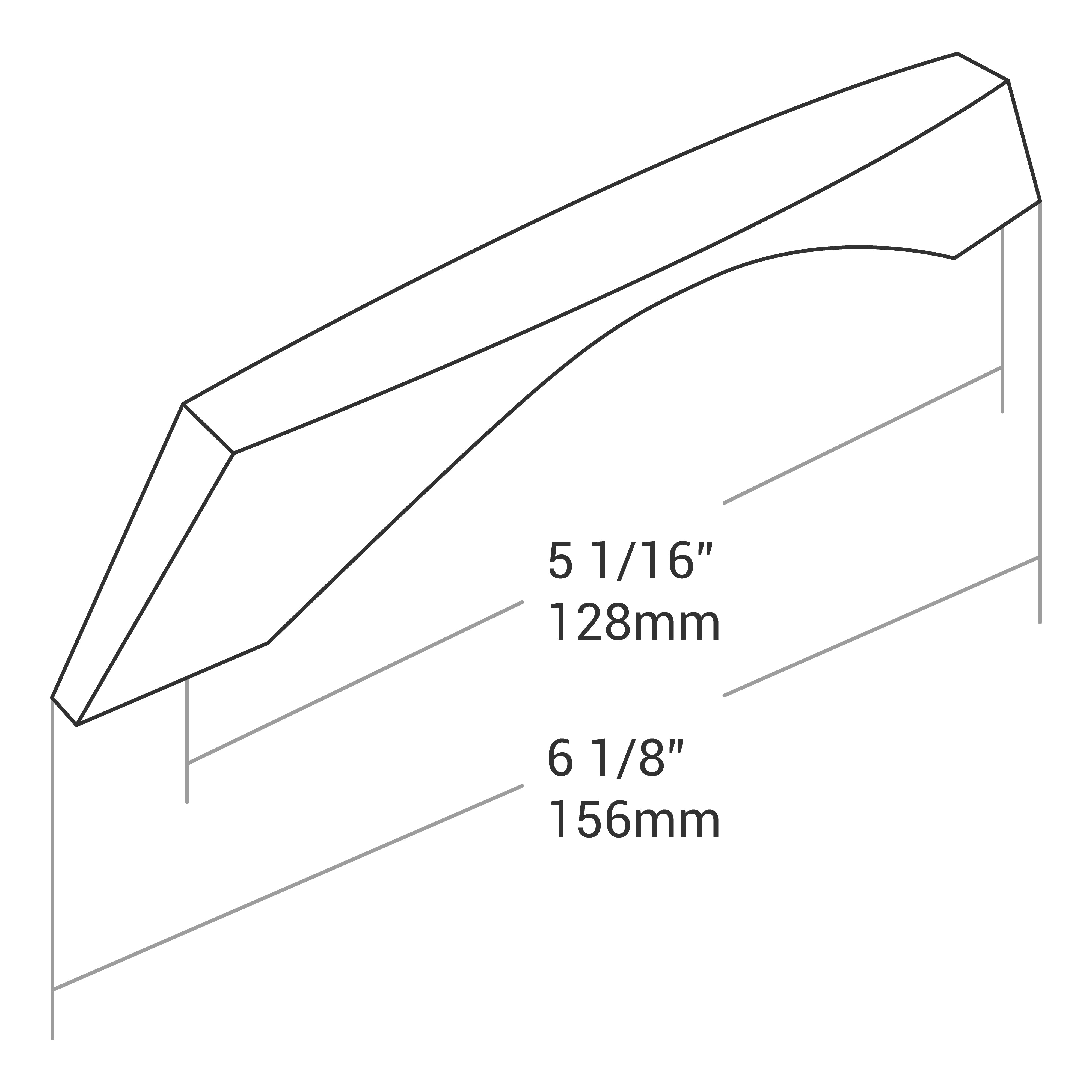 Handle Zinc C/C 128mm, O/A 156mm Brush Ni – Imeca.com