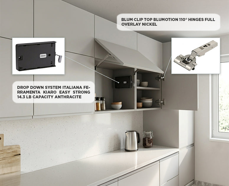 High-end hinges that transform your kitchen experience"
