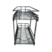 12'' TWO TIER WIRE BASKET SOFT CLOSE (H: 18 1/4" - W: 12" - D: 22")
