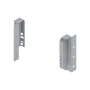TANDEMBOX Back fixing bracket for wood back Ident R+L White Aluminum
