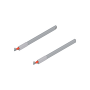 TANDEMBOX rectangular gallery rails - TOP Ident 16'' White Aluminum