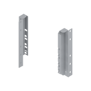 TANDEMBOX Back fixing bracket for wood back Ident R+L White Aluminum