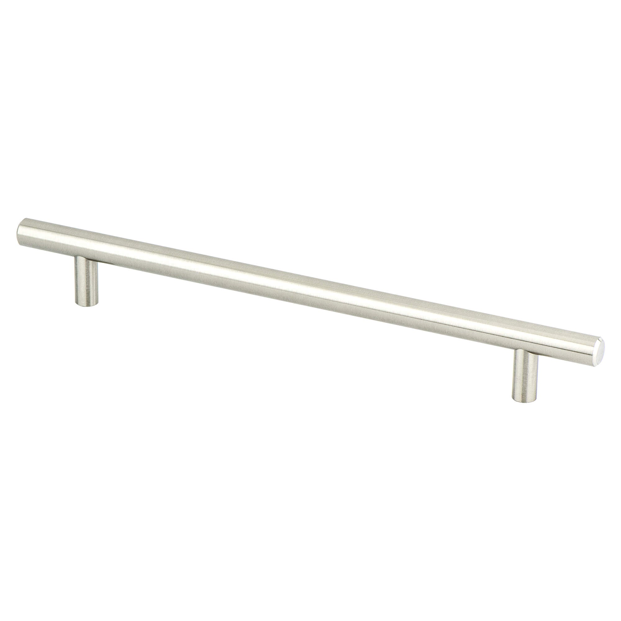 PULL T BAR 192MM CC BRUSHED NICKEL 10/BO