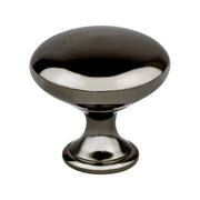 KNOB 29MM STEP BASE BLACK NICKEL 25/BOX