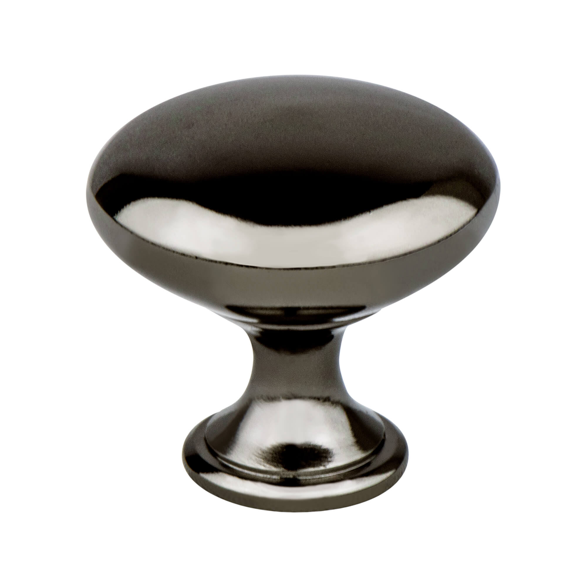 KNOB 29MM STEP BASE BLACK NICKEL 25/BOX