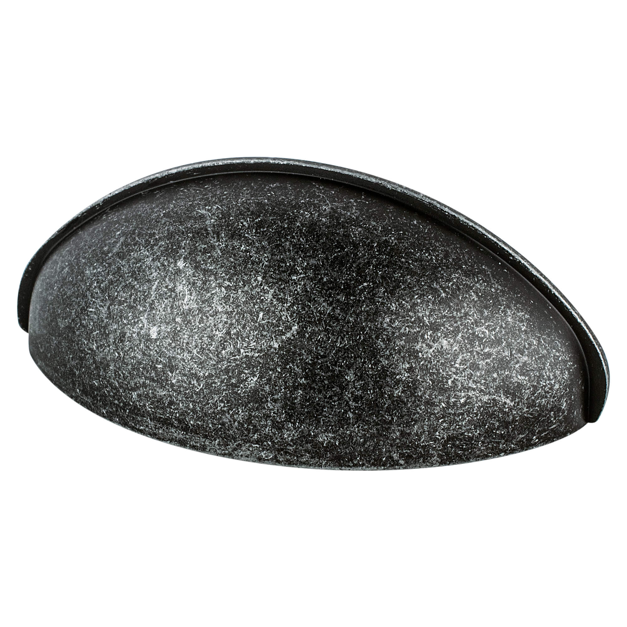 CUP PULL 64MM ANTIQUE PEWTER 25/BOX
