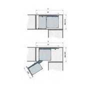 IMEX Magic Corner 2 Layers Wood Soft Close L