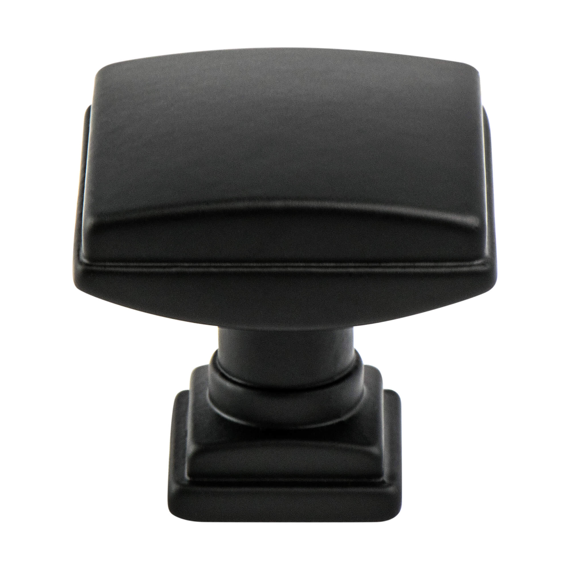 Tailored Tradition. Matte Black Knob