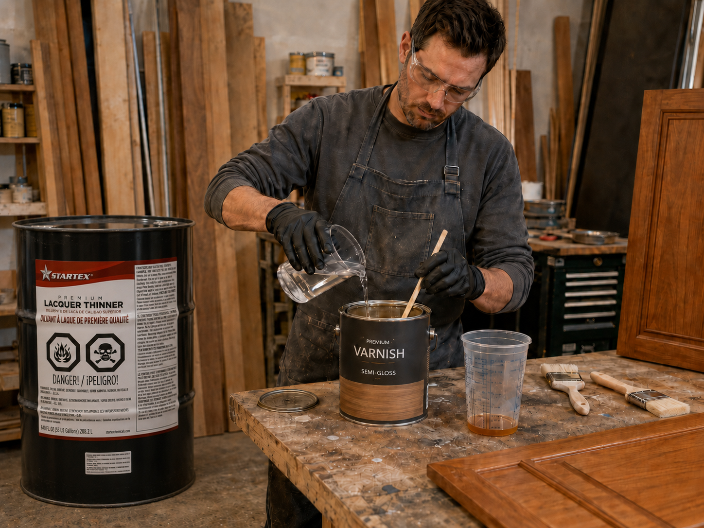 Premium Lacquer Thinner Startex 55 Gal