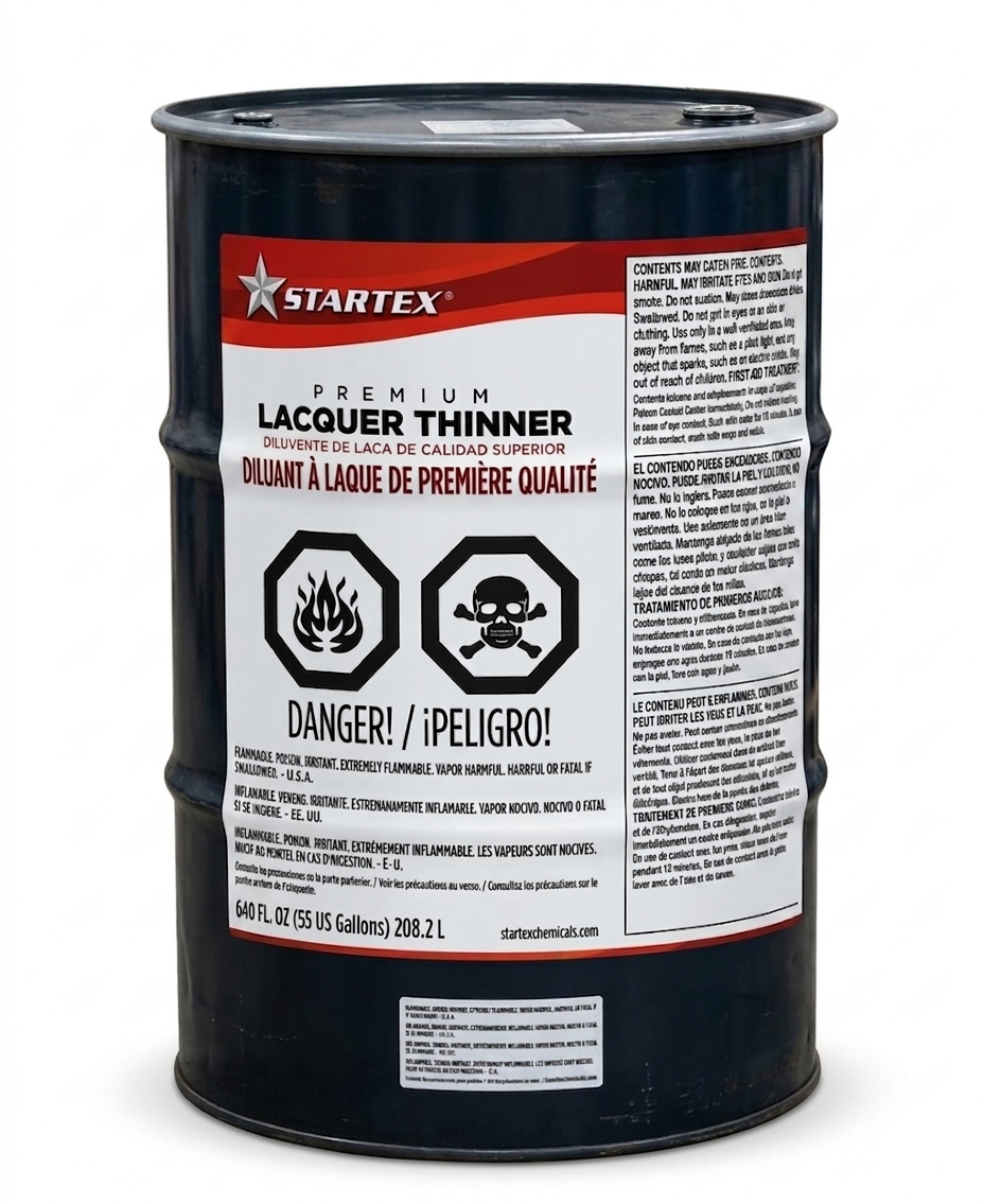 Premium Lacquer Thinner Startex 55 Gal