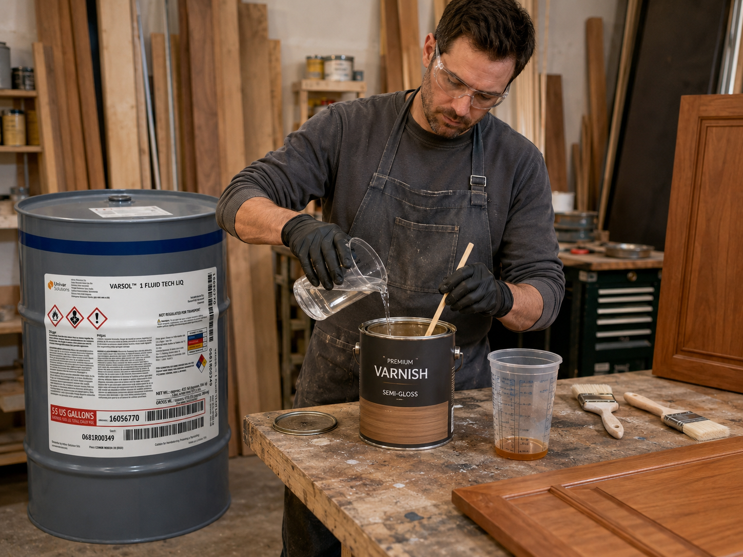 Mineral Spirits Varsol 1 Fluid Tech Liquid 55 Gal