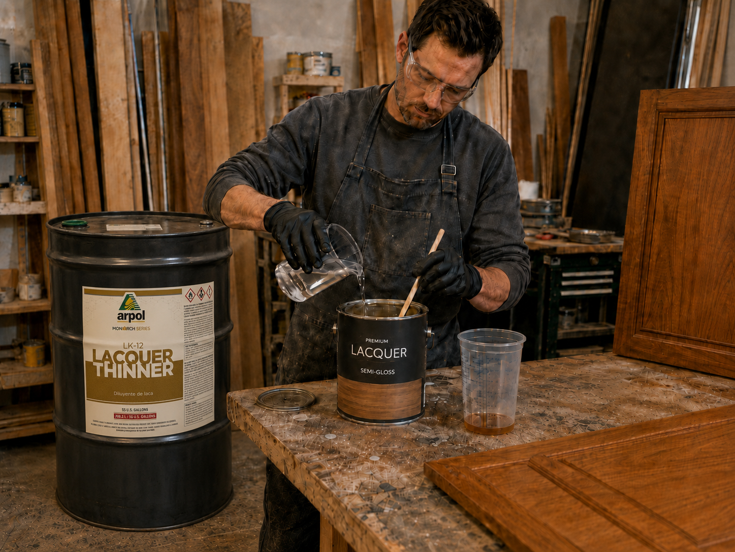Lacquer Thinner Arpol LK-12 55 Gallon Drum