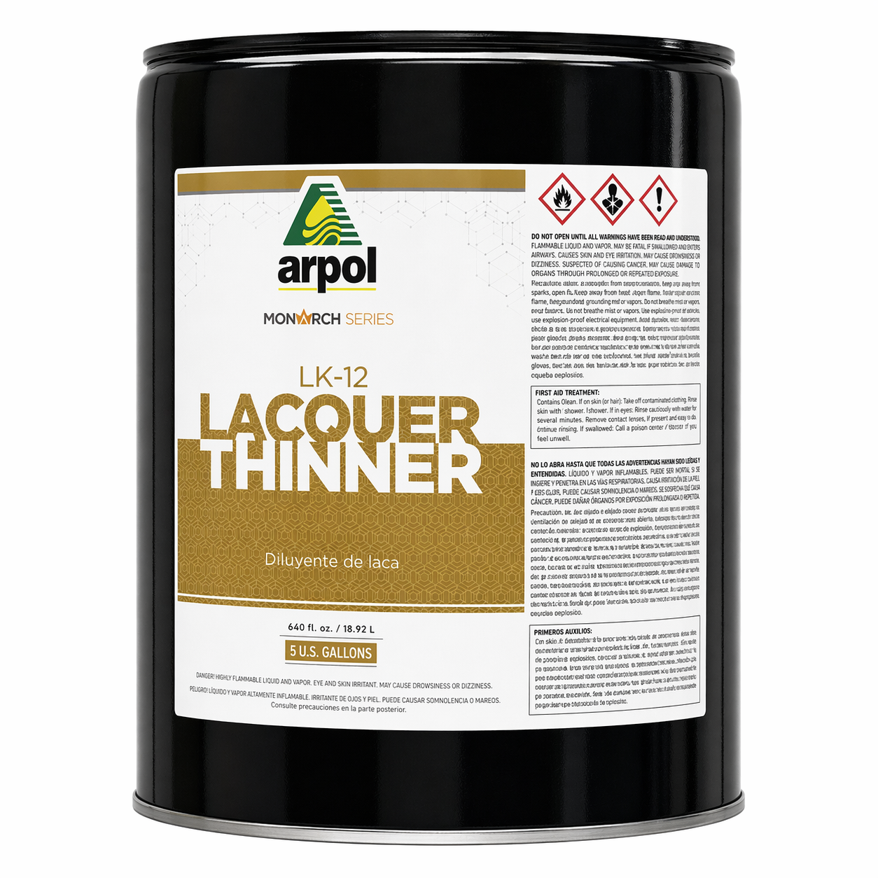 Lacquer Thinner Arpol LK-12 5 Gal
