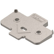 Blum Angled spacer wedges for negative & positive angled hinges +5 Degree wedge 4mm Nickel