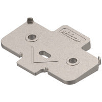 Blum Angled spacer wedges for negative & positive angled hinges +5 Degree wedge 4mm Nickel