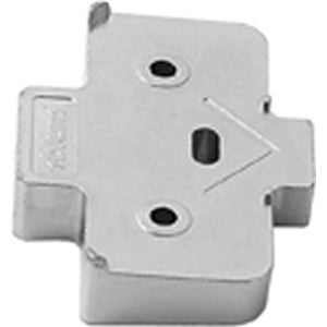 Blum Angled spacer wedges for negative & positive angled hinges +5 Degree wedge 7mm Nickel