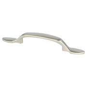 Traditional Advantage Two 3 inch CC Brushed Nickel Spade End Pull