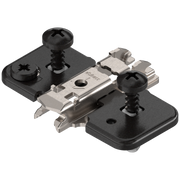 CLIP mounting plates Cam height adjustable mounting plates 0mm Onyx Black