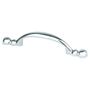 Advantage Plus Two 3 inch CC Polished Chrome Rounded End Pull