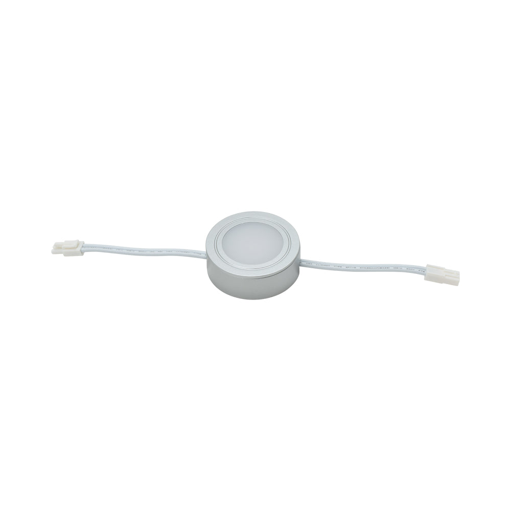Light Round Plastic Silver Clear White