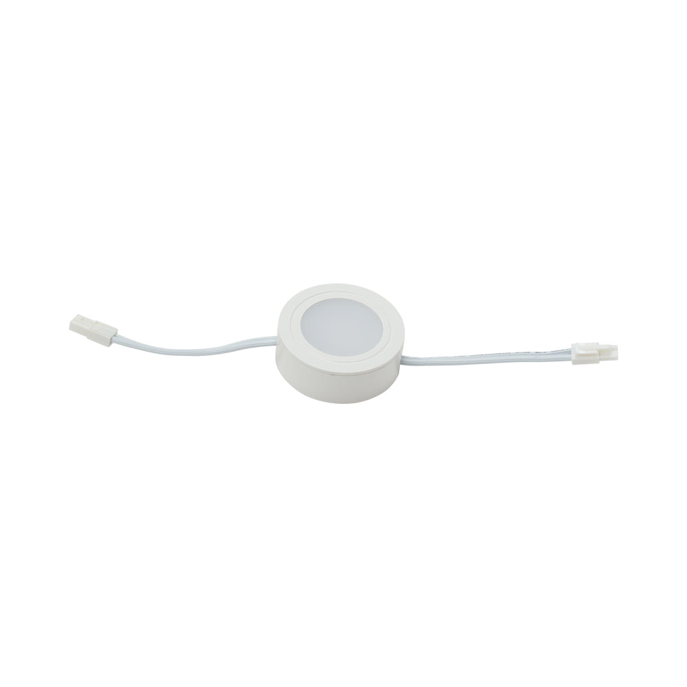 Light Round Plastic White Clear White