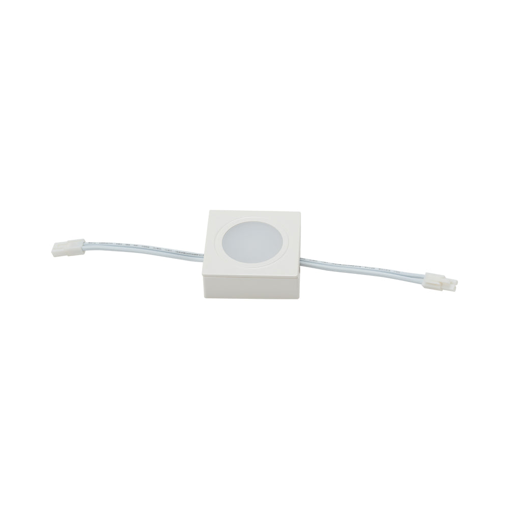 Light Square Plastic White Clear White