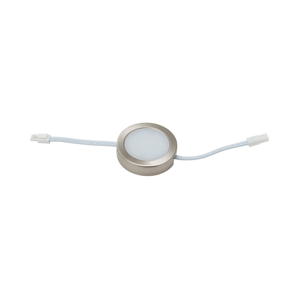 Light Round Steel Clear White