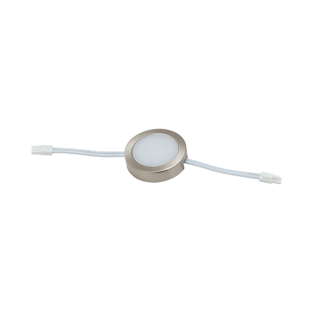 Light Round Steel Warm White