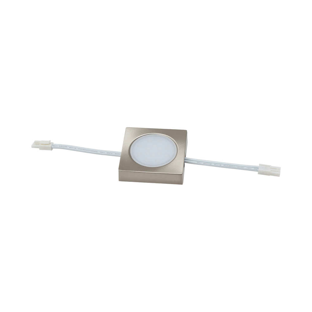 Light Square Steel Clear White