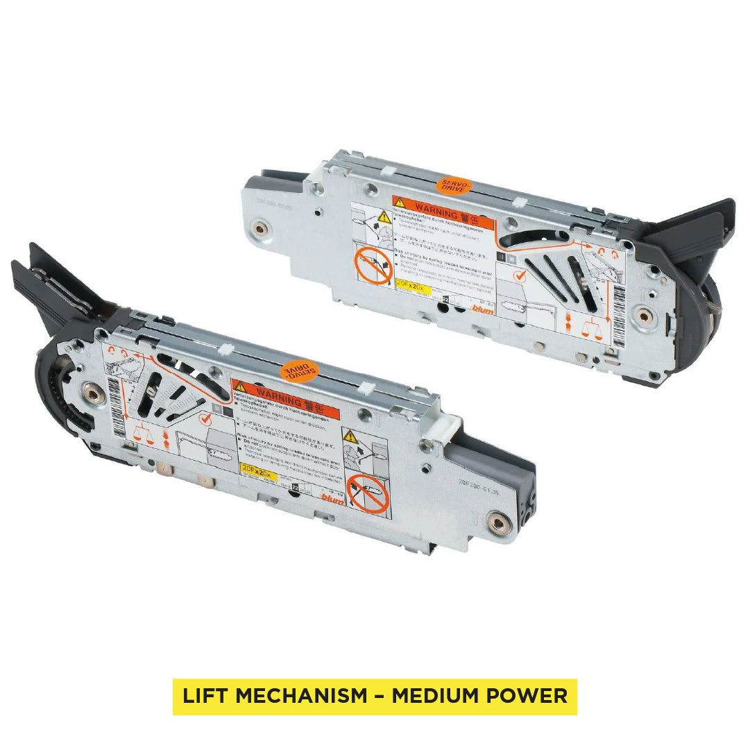 AVENTOS HF Lift mechanism Zinc-Plated Power factor range 471 -880