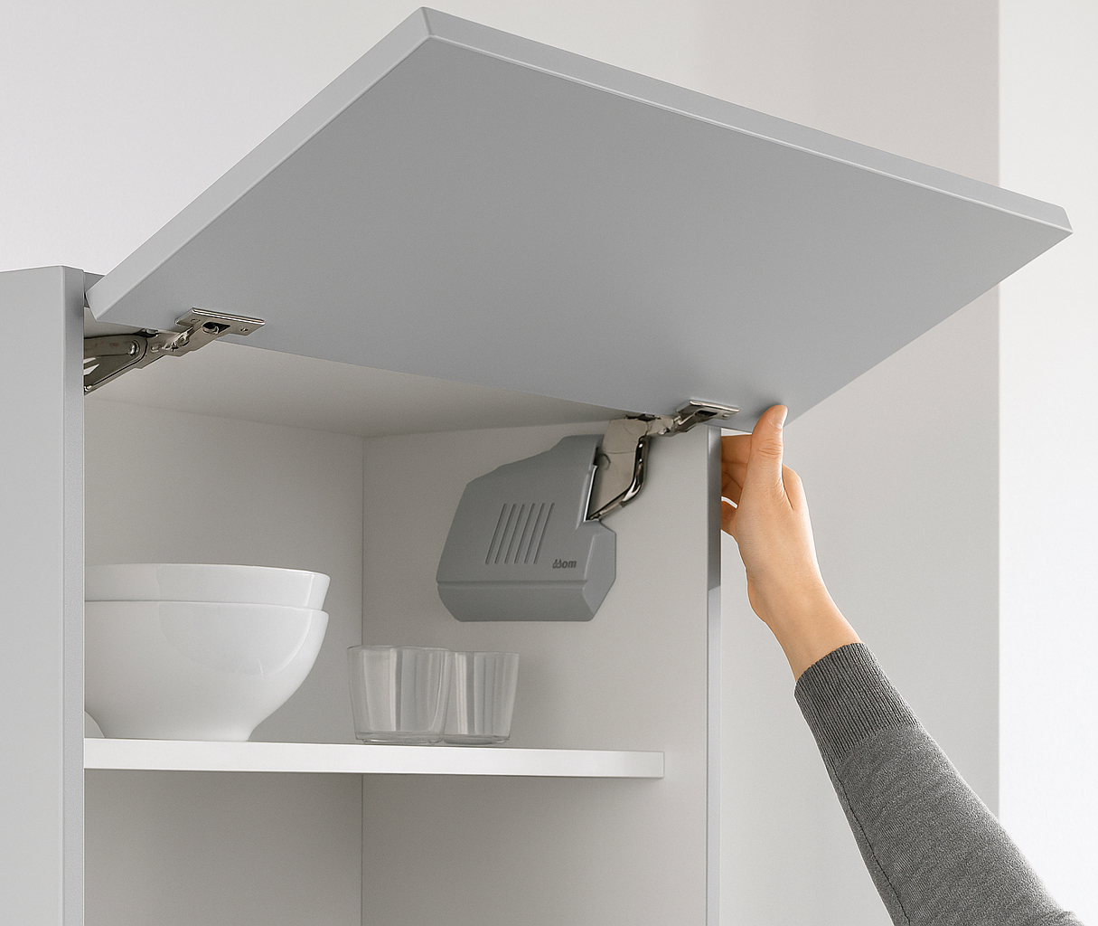 AVENTOS HK-S Lift mechanism Light Grey Power Factor Range 86-177  (N6 = N1)