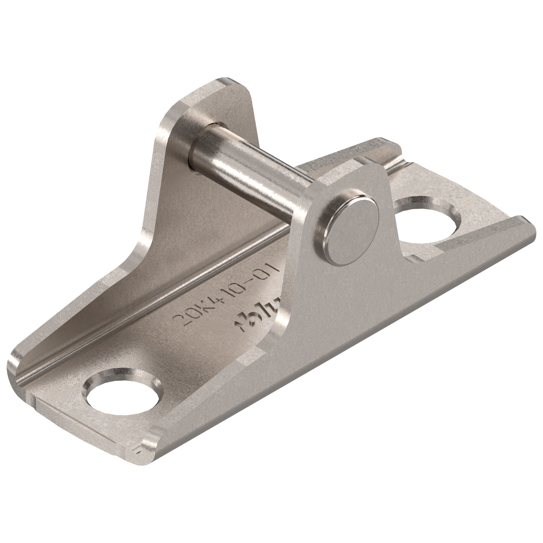 Aventos HK-XS Lever Arm Door Mounting Plate for Wood And Wide Aluminum, Screw-On, Nickel-Plated
