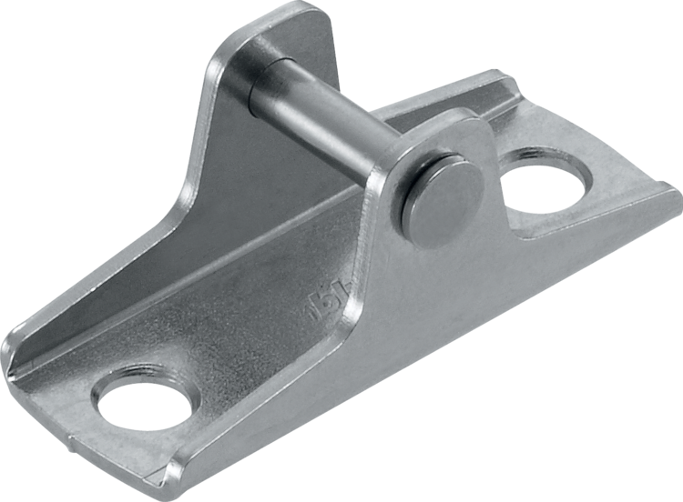 Aventos HK-XS Lever Arm Door Mounting Plate for Wood And Wide Aluminum, Screw-On, Nickel-Plated