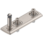 Aventos HK-XS Small Stay Lift, Cabinet Mounting Plate, EXPANDO, Nickel-Plated