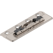 Aventos HS/HL/HK Arm Assembly Mounting Plate With Bracket Set, For Large Overlay 5-Piece Doors, Pair, Nickel-Plated