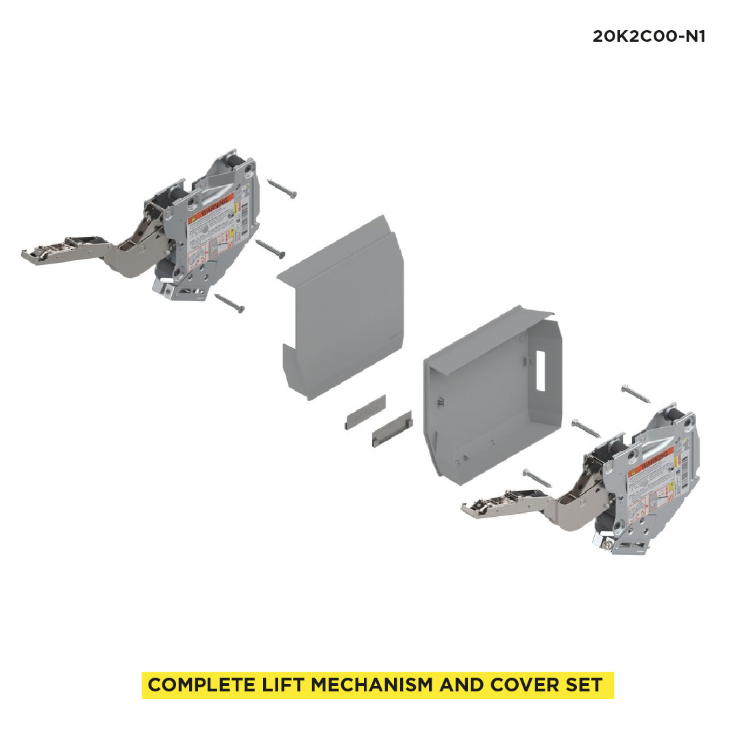 AVENTOS HK-S Lift mechanism Light Grey Power Factor Range 40-85