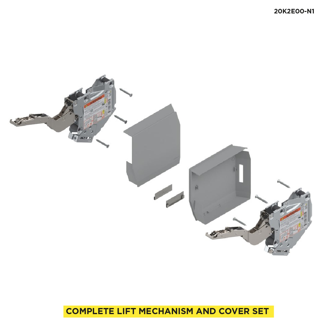 AVENTOS HK-S Lift mechanism Light Grey Power Factor Range 86-177  (N6 = N1)