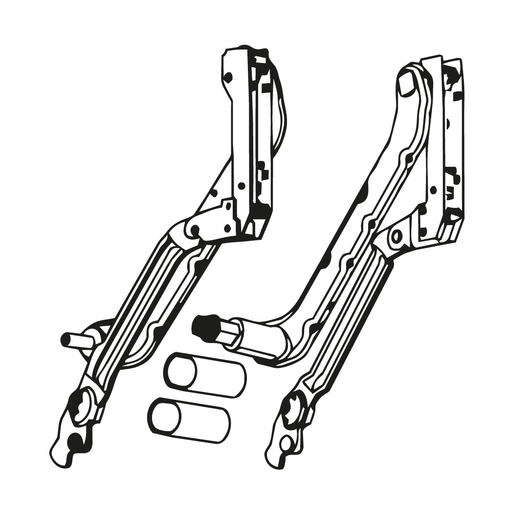 SERVO-DRIVE for AVENTOS HL Arm assembly NickelCabinet height 400-550 mm