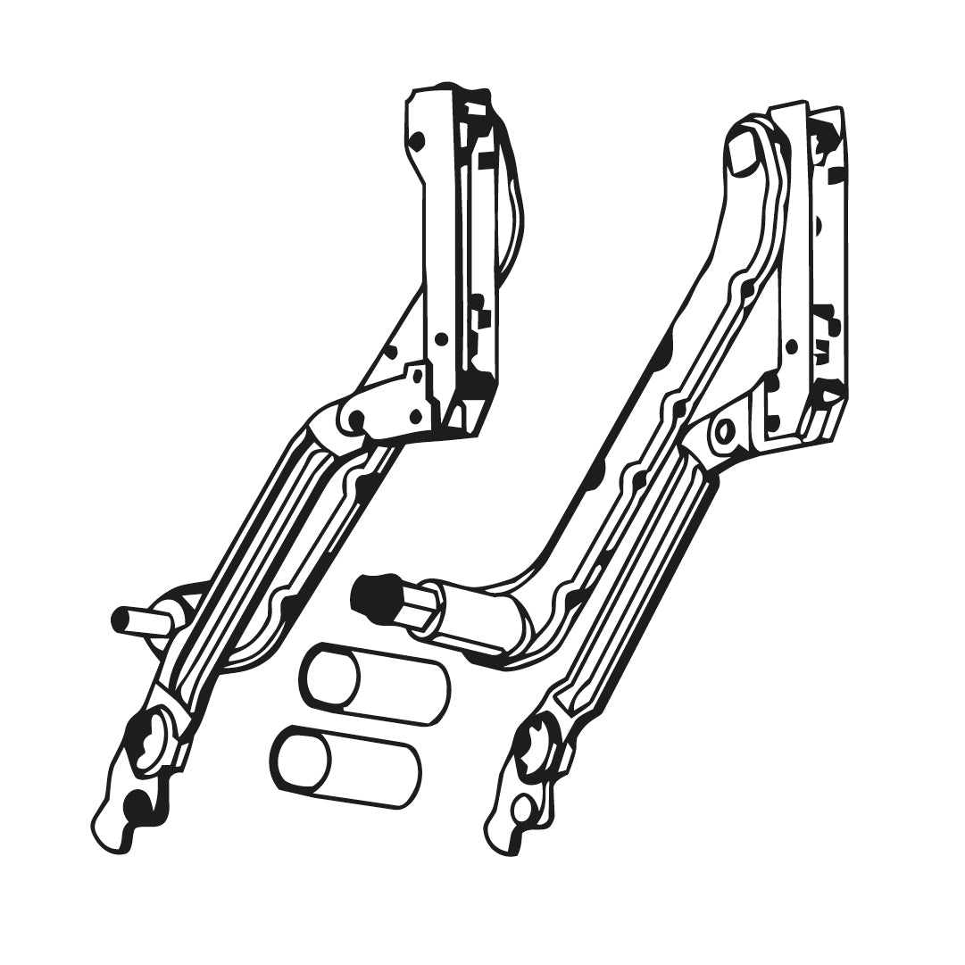 SERVO-DRIVE for AVENTOS HL Arm assembly Nickel Cabinet height 450-580 mm