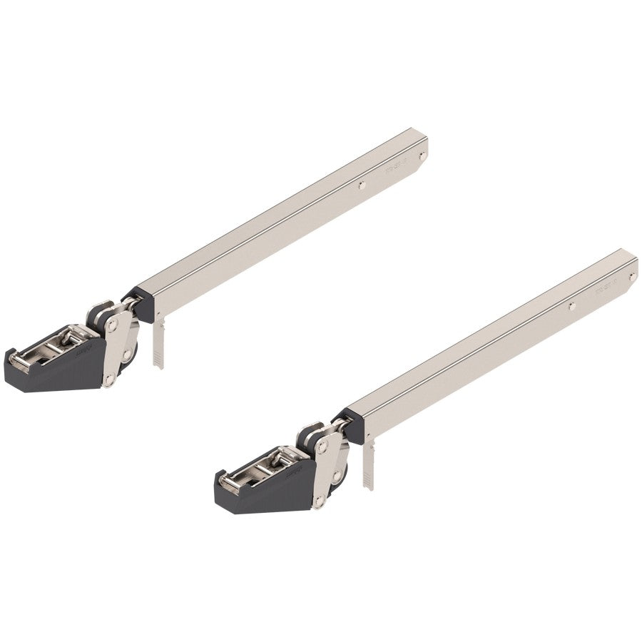 Aventos HF Top Bi-Fold Lift System, Lever (Set), CH=480-610 mm (18-7/8" - 24"), Non-Handed, Nickel-Plated