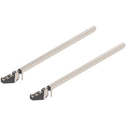 Aventos HF Top Bi-Fold Lift System, Lever (Set), CH=840-1200 mm (33-1/16" - 47-1/4"), Non-Handed, Nickel-Plated