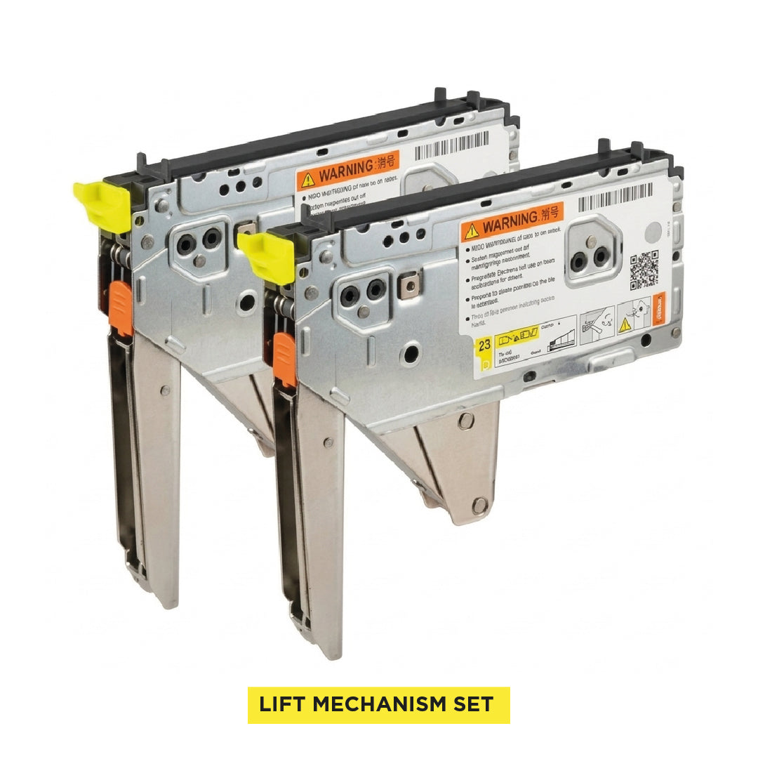 Aventos HK Top Stay Lift, Lift Mechanism (Set), PF=930-2800 (With 2 Pieces), for Screwing On, Suitable For SERVO-DRIVE, Zinc-Coated