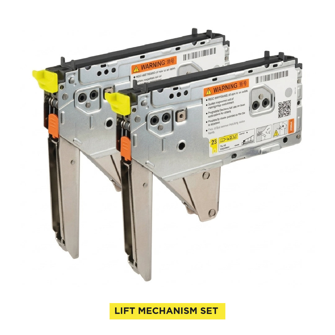 Aventos HK Top Stay Lift, Lift Mechanism (Set), PF=3200-9000 (With 2 Pieces), for Screwing On, Suitable For SERVO-DRIVE, Zinc-Coated