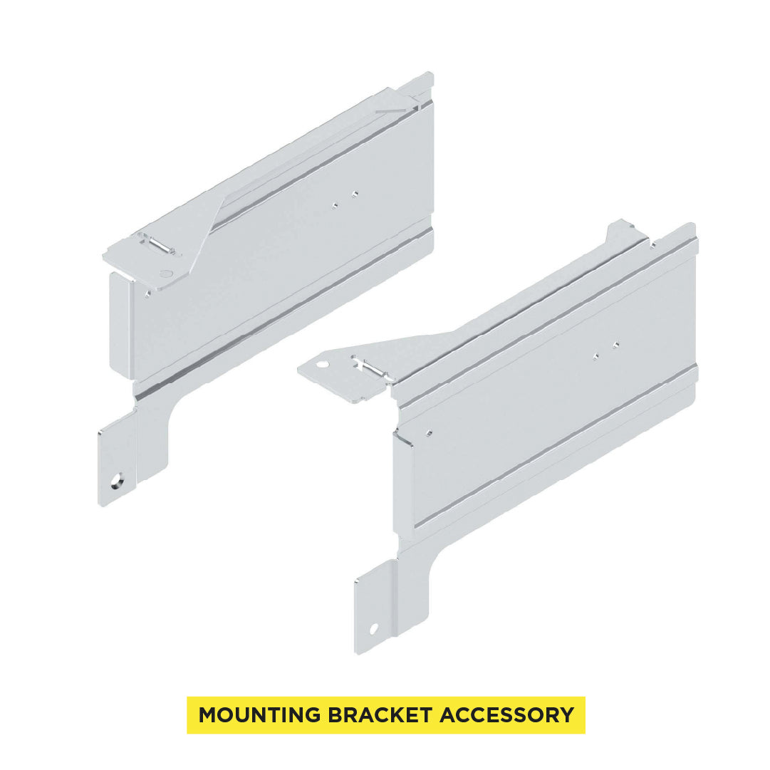 Aventos HK Top Stay Lift, Mounting Bracket for Face Frame Cabinet, Screw-On, Zinc-Coated