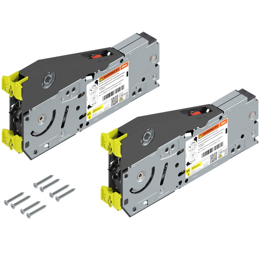 Aventos HL Top Lift Up, Lift Mechanism (Set), CH=390-580 mm (15-3/8" - 22-13/16"), for Screwing On, Suitable For SERVO-DRIVE, Zinc-Coated