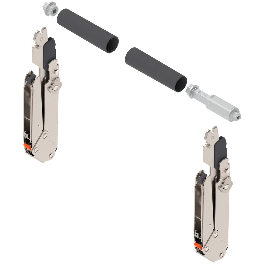 Aventos HL Top Lift Up, Lever (Set), CH=300-340 mm (11-13/16" - 13-3/8"), Non-Handed, Nickel-Plated