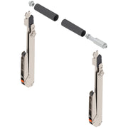 Aventos HL Top Lift Up, Lever (Set), CH=390-540 mm (15-3/8" - 21-1/4"), Non-Handed, Nickel-Plated