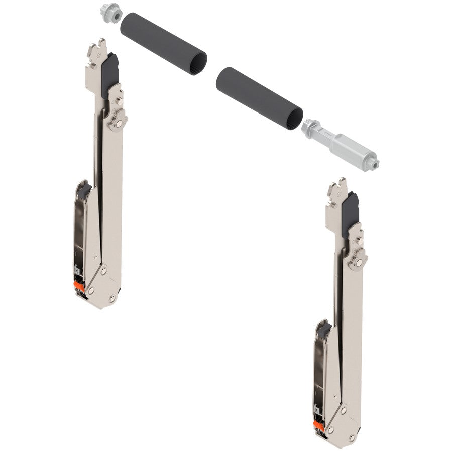 Aventos HL Top Lift Up, Lever (Set), CH=390-540 mm (15-3/8" - 21-1/4"), Non-Handed, Nickel-Plated