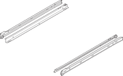 230M drawer runner - polybag 20'' White