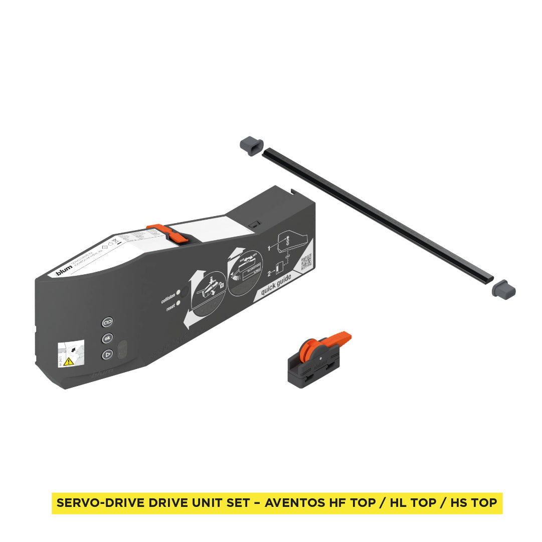 SERVO-DRIVE for Aventos Drive Unit, Aventos HF Top Bi-Fold, HL Top, HS Top Up & Over Lift System, Deep Gray